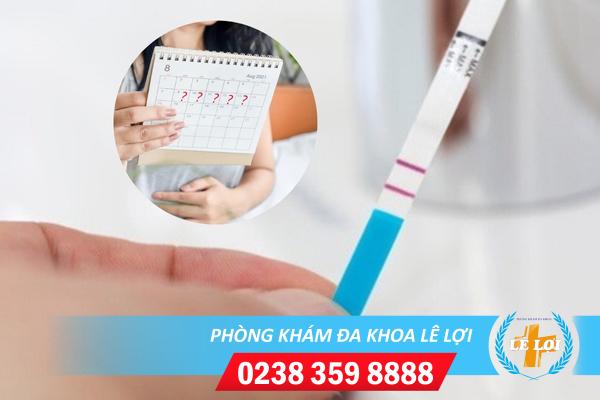 Chậm kinh – Que thử thai lên 2 vạch?