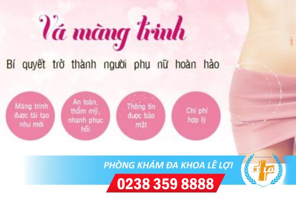 Địa chỉ vá màng trinh uy tín tại Nghệ An