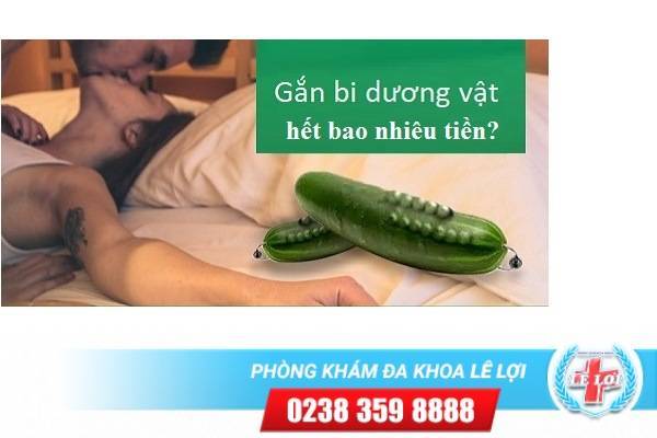 Giá tiền gắn bi dương vật hiệu quả