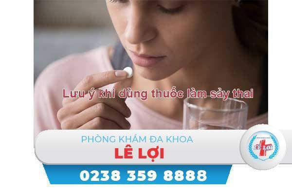 Thuốc làm sảy thai dùng như thế nào?