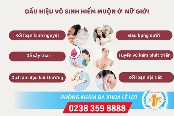 Dấu hiệu nhận biết và nguyên nhân vô sinh ở nữ