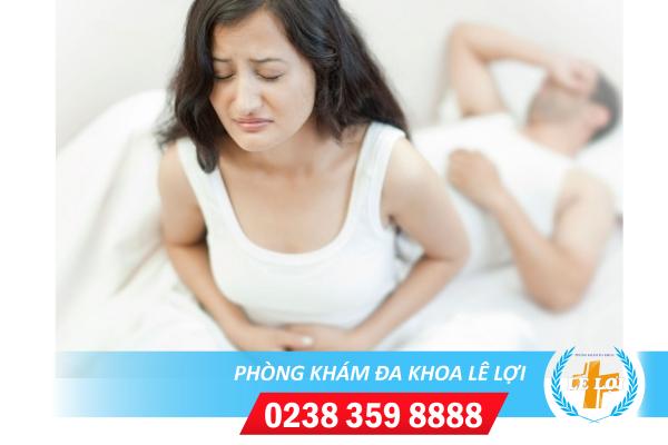 Quan hệ xong bị đau bụng dưới là bị gì?