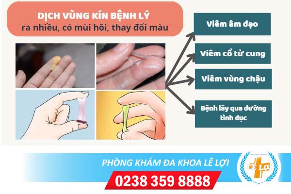 Dịch vùng kín bệnh lý có biểu hiện gì và cách điều trị