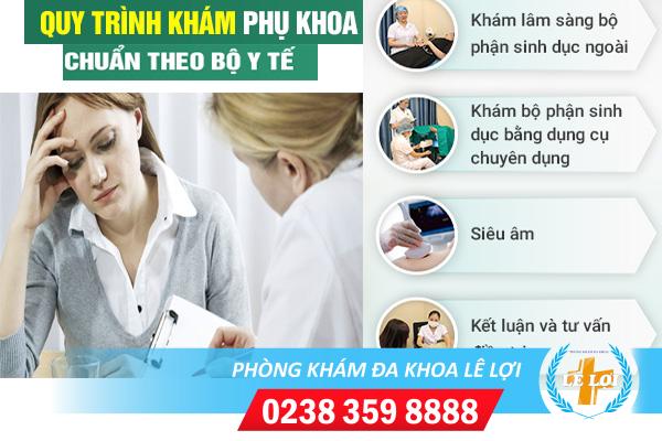 Quy trình và các bước khám phụ khoa